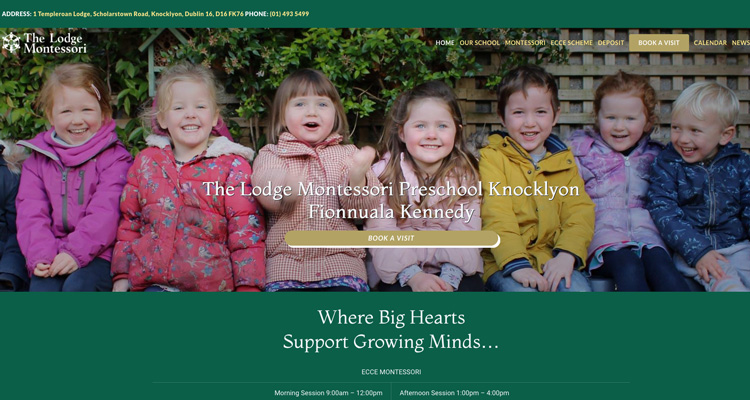 lodge montessori web developer